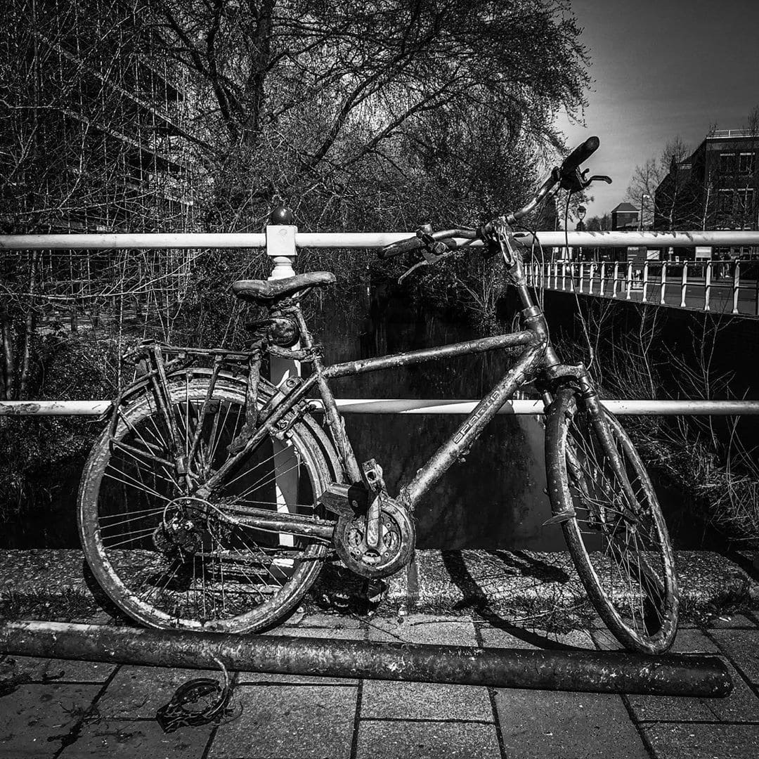 Canal cleaning bike