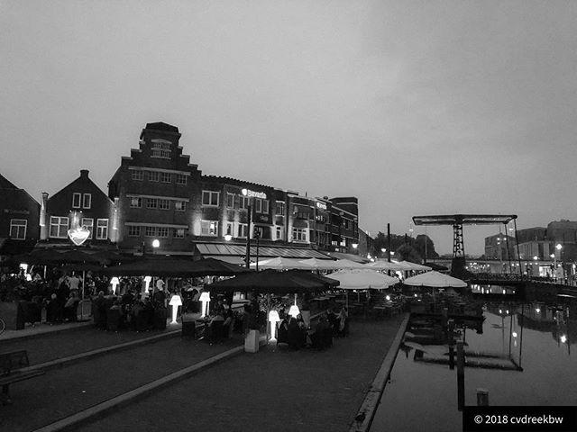 Summer night city of Helmond