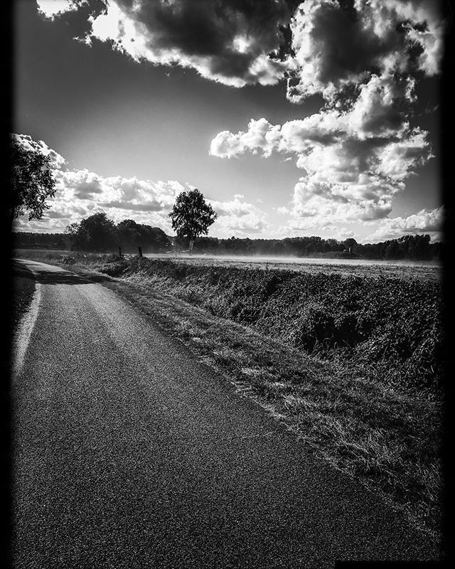 Scary clouds on a sunny day