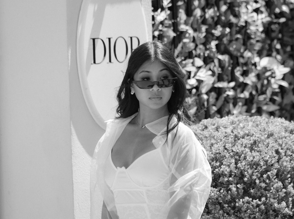 Dior girl in Saint Tropez