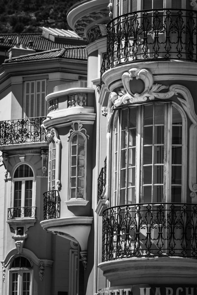 Monaco french balconies