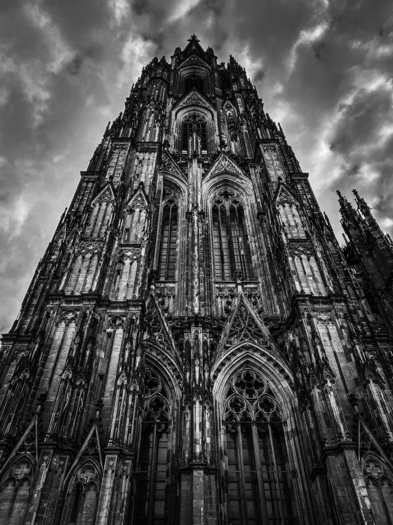 Cologne in black and white